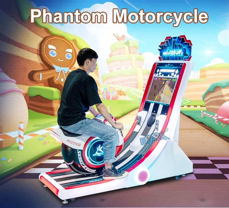 Phantom Motorcycle Driving Simulator Gaming Racing Chair Arcade 3D Game Machine Car Games