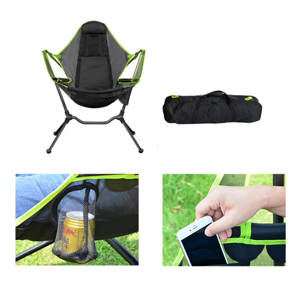 Aluminum Alloy Camping Swing Outdoor Folding Luxury Camp Chair Ci21781