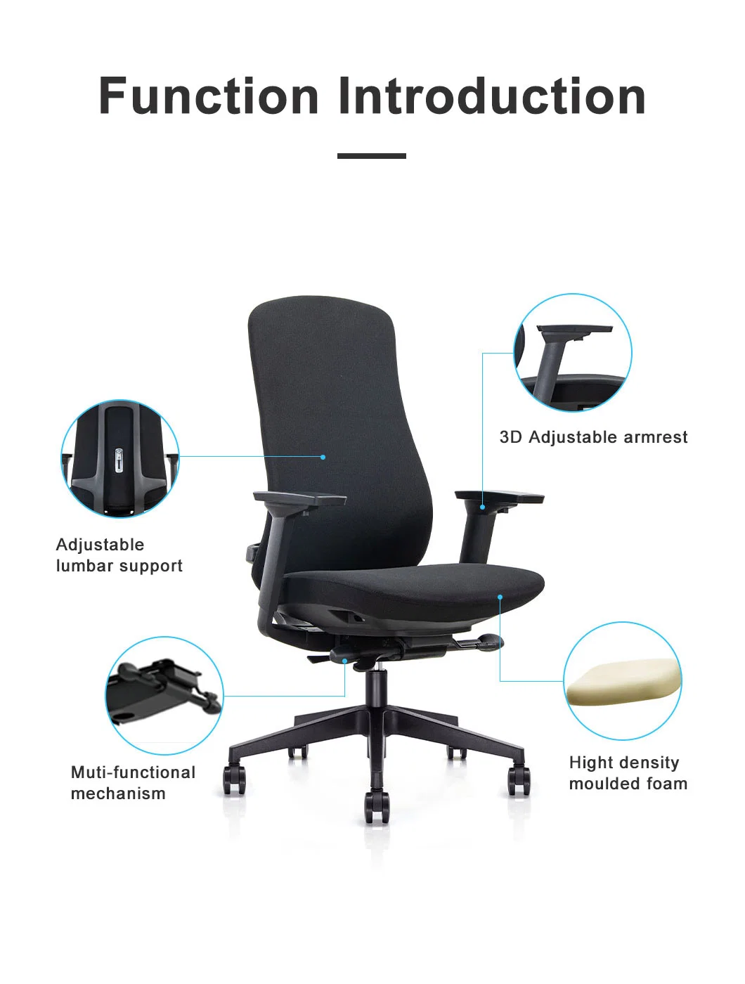 Best Price Computer Gaming Ergonomic MID Back Executive Swivel Mesh Office Chair