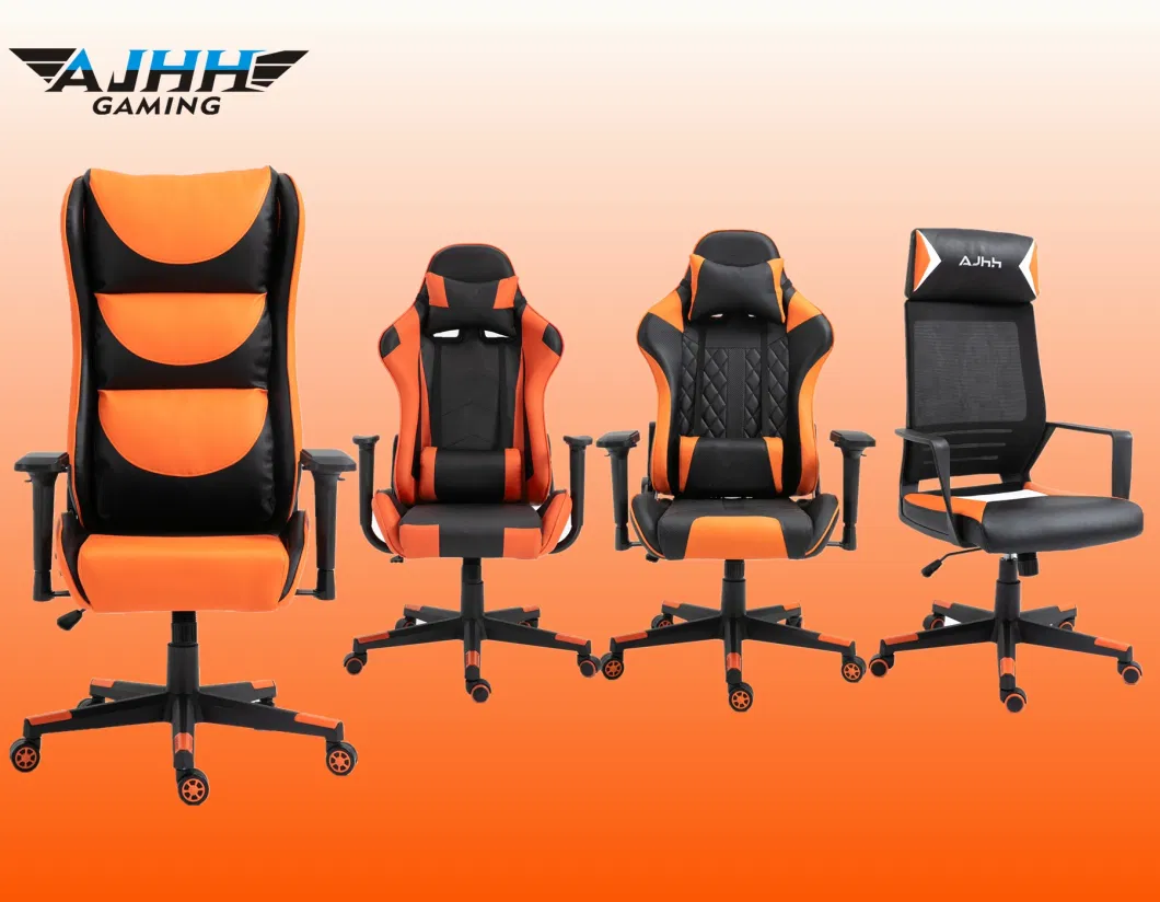 Orange Gaming Chair Office Working Chair OEM Ergonomics Silla Chair Racing Chair