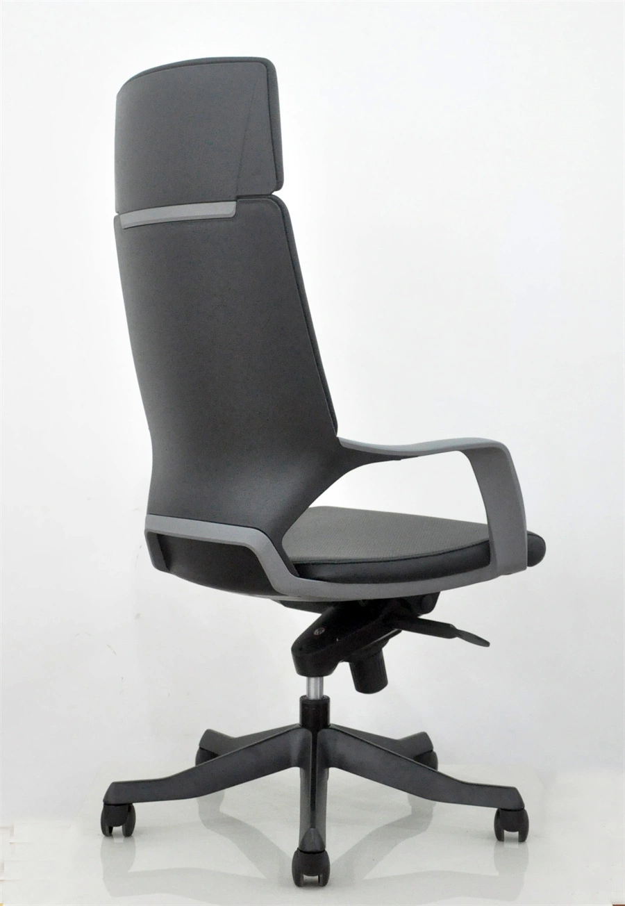 Black Cushion Plastic Cement Back High Back Ergonomic Gaming Chair