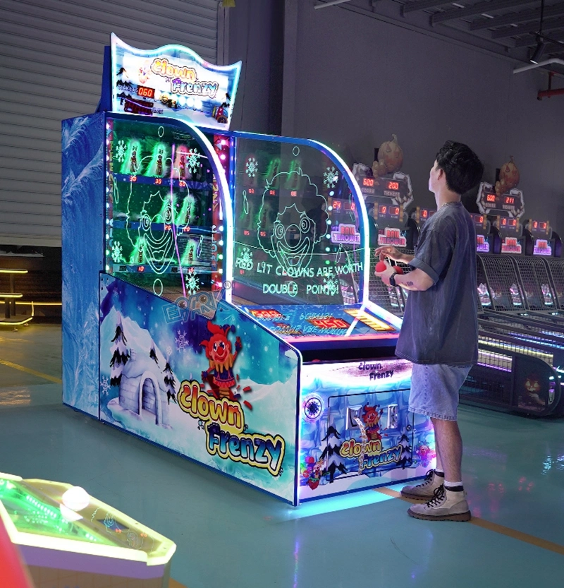 Indoor Commercial Shopping Mall Clown Frenzy I Redemption Lottery Arcade Game Machine