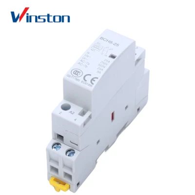 Bch8-25 2p Electric Household AC Contactor DIN Rail Mini Modular Contactor