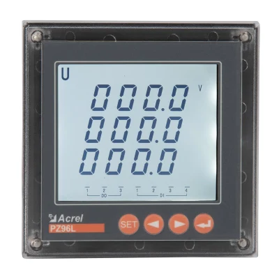  Acrel Pz96L-AV3 Smart AC Voltage Meter Three Phase LED Display Programmable Meter