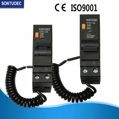 18mm Width 1p+N 40A/30mA Plug in Type Earth Leakage Protect RCBO