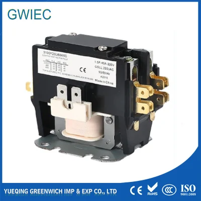 2 Phase 3 Phase 24V OEM Heater Contactor for AC Unit Cjx9-40/3p