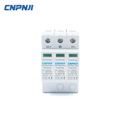  Photovoltaic Surge Protector T2 DC 2p 800V 20ka 40ka Solar Power SPD PV Solar Lightning Arrester