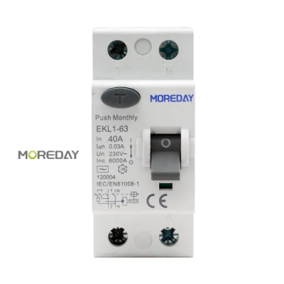  RCCB 2p 4p 10mA 30mA 300mA 25A AC Residual Current Circuit Breaker RCD ELCB RCCB Type B