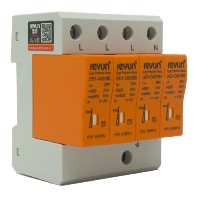  Reyun Lyd1-C40 385V 18mm 4p SPD Surge Protective Device