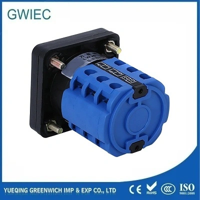 3position 1-2-3-4-5-6 Changeover Manual Selector Change Over Rotary Switch with Factory Price