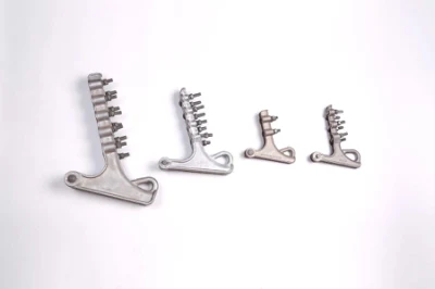 Hot DIP Galvanized Steel Nll Serial Strain Clamp Customizable Bolted Type Clamp Electrical Power Fittings Strain Clamp
