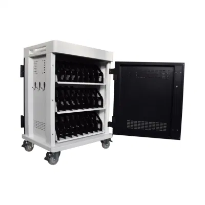  24 Devices AC for Notebook, Laptop, iPad Chromebook Smart Charging Cart