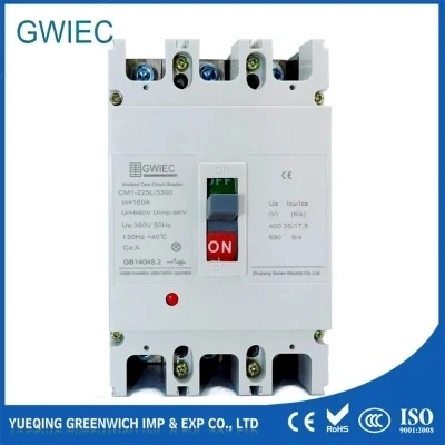  Circuit 250A 4 Thermal Magnetic 3 Pole MCCB Molded Breaker Hot Sale