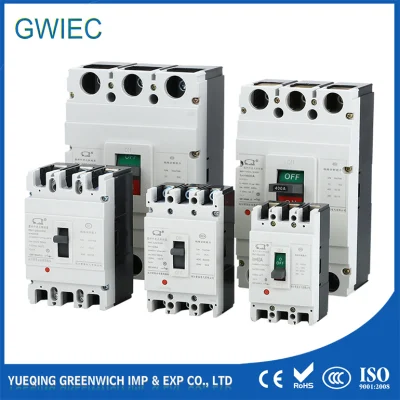  400, 500, 690V Shunt Trip 4 Pole MCCB Molded Case Breaker RM1-400