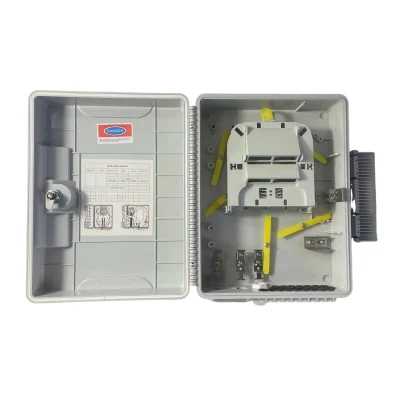  8/12/24/48/96/144 Cores FTTH Cable PC ABS Waterproof IP66/IP67/IP68 Waterproof Junction Wall/Pole/Aeial Mounting Fiber Optic Terminal Box Distribution Box