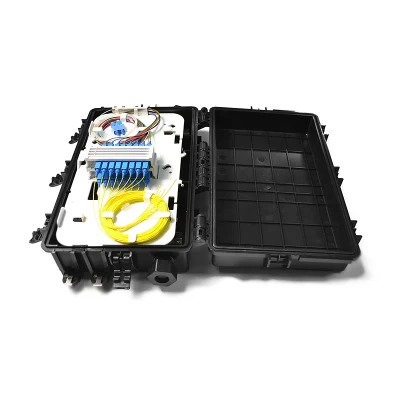 Indoor/Outdoor 1 2 4 6 8 16 24 Cores/Ports ABS Fdb Nap SMC FTTH Ftta Wall Mount Splitter Mini Plastic Box Fiber Optic/Optical Cable Distribution Terminal Box