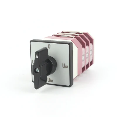  Lw12D Series AC 220V 380V Waterproof Electrical 16A Changeover Rotary Cam Switch