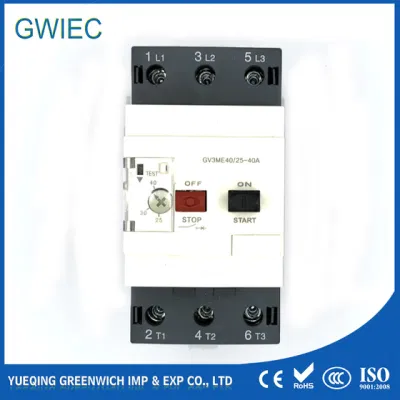 MPCB Gv2 Gv3 Gwiec Vacuum Price Circuit Breaker Motor Overcurrent Protection OEM
