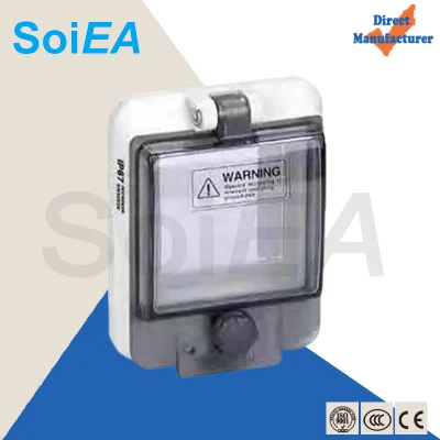  Waterproof ABS Transparent Cover Power Distribution Protection Box Electronic Junction Box for Circuit Breaker Indoor on The Wall