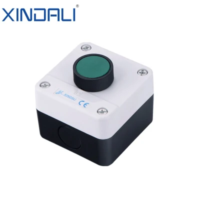  Xdl55-B101 Green Flush Plastic Push Button Box Electrical Switch Boxes