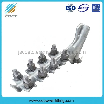  Galvanized Bolted Type Malleable Iron Dead End Tension Strain Clamp