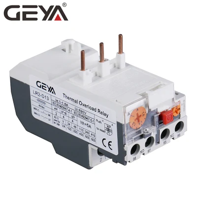  Geya Lrd Series Thermal Overload Relay Protection Relay Electromechanical Thermal Relay Lrd D13