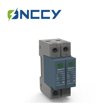  Arrester Solar System PV AC Surge Protection Device (AC SPD) 320V T1+T2 for Photovoltaic
