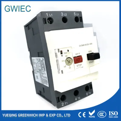  New Gwiec 3 Phase MPCB Electrical Tesys Price Motor Circuit Breaker Gv3