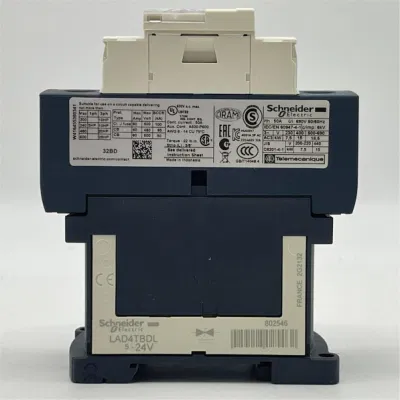 LC1d32bd Contactor Tesys Deca 3p (3 NO) AC-3/AC-3e 0 to 440V 32A 24VDC Coil LC1d32bd