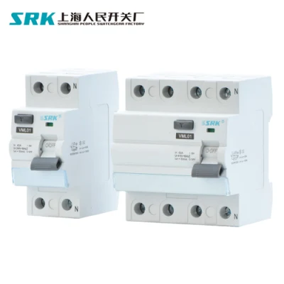 5-Year Guarantee 6ka Type AC 2p 4p 16A 25A 32A 40A 63A 30mA 100mA 300mA RCCB RCD Rcb Electrical