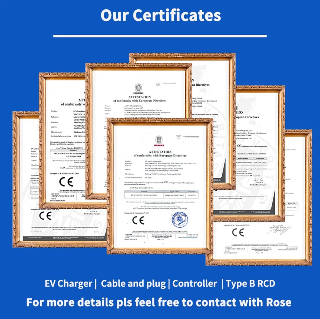 2p 4p 30mA 16A 25A 32A 40A 50A 63A 80A 100A Type B RCD for AC EV Charger with CE Approval