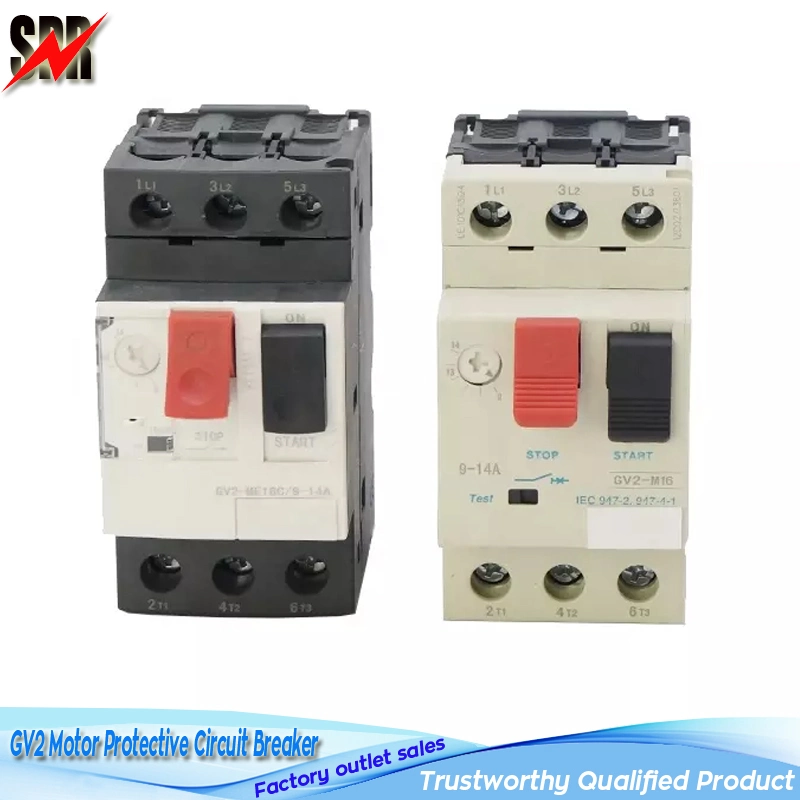 Gv2 Gv3 3p 0.1A~80A Adjustable Motor Protection Switch Motor Manual Starter Circuit Breaker (GV2 GV3 MPCB)