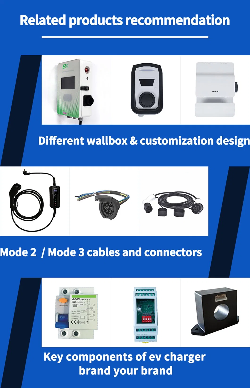 Type B RCD with Protection Rating 30mA for EV Charger Electrical Equipment