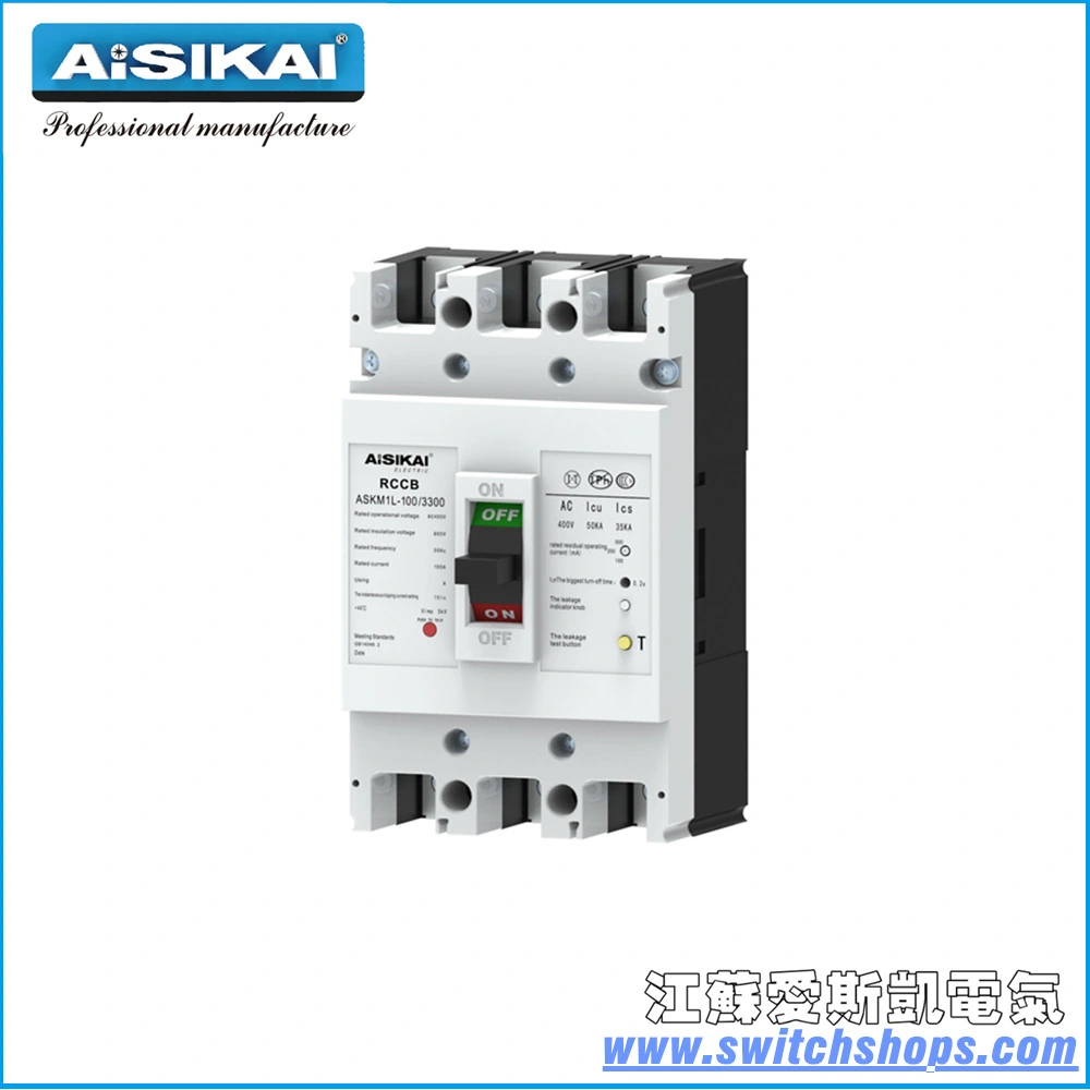 Hot Selling Type Good Quality Residual Current Breaker / RCD 100A 3p CCC/Ce