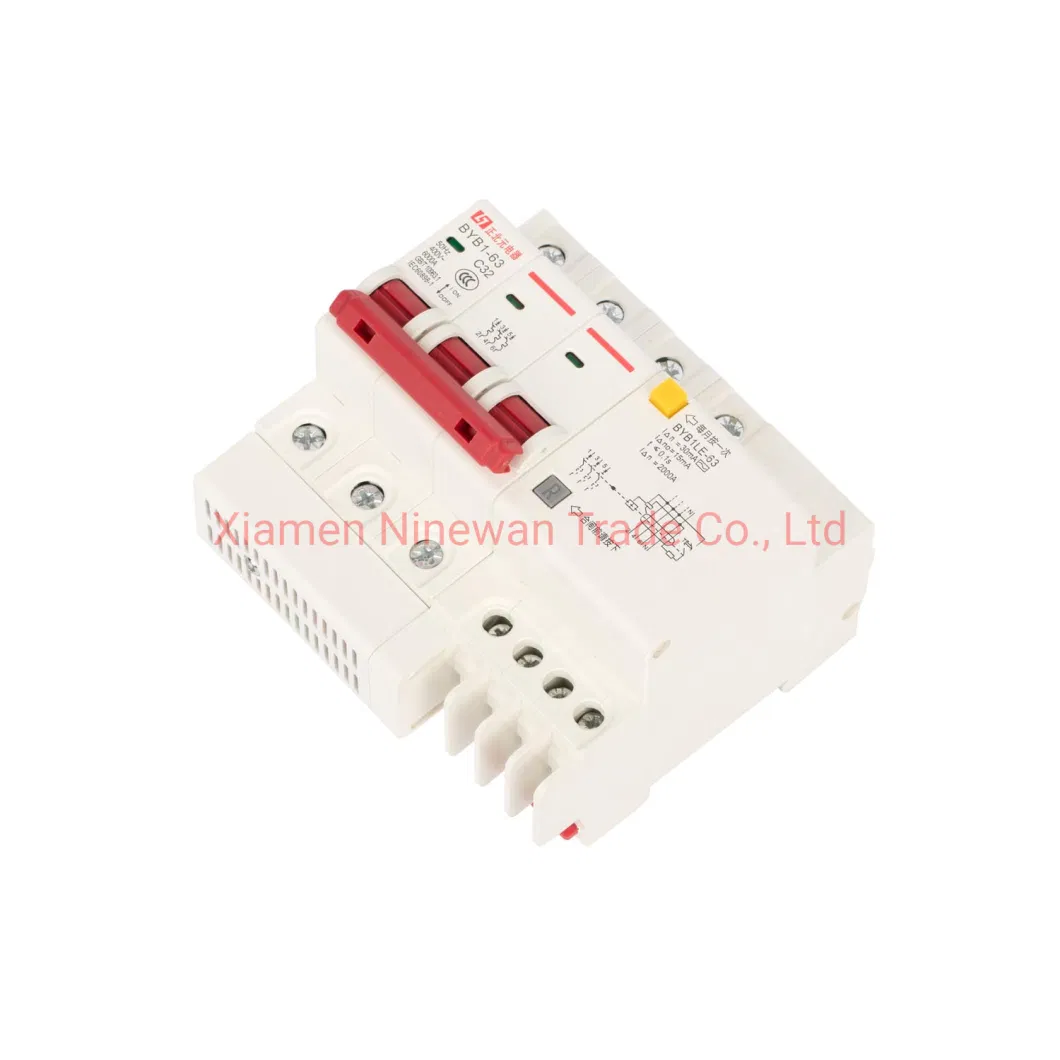 25A 40A 4p RCCB Circuit Breaker Curve D Residual Current Device