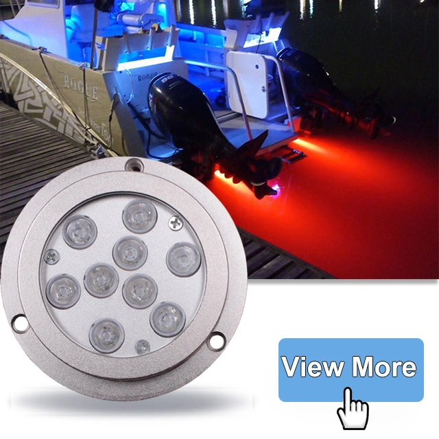 24V Red Green Blue White Waterproof Marine IP68 Panel Mount LED Indicator Lights