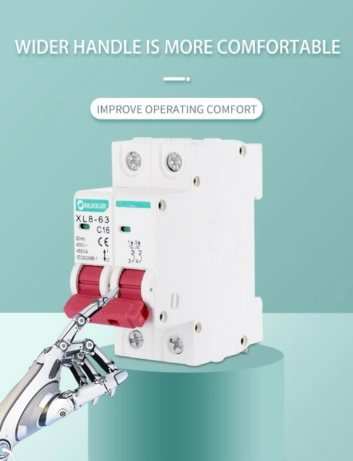 AC MCB 230/400V Electrical Mini Air Protection Overload Overvoltage Moulded Case Arc Fault Circuit Breaker