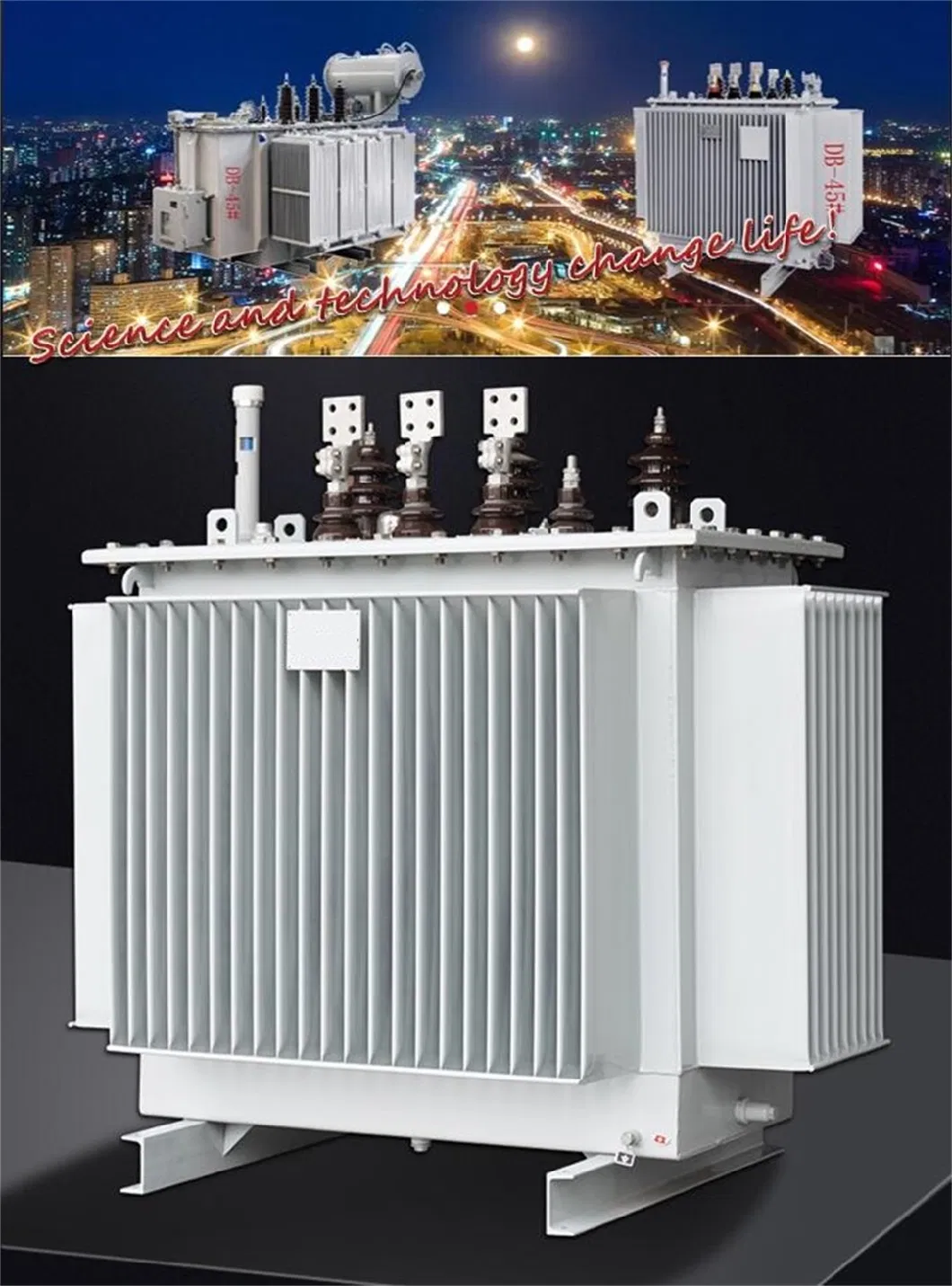 S11-M 3 Phase 11kv 33kv 100-3150kVA Oil Immersed Power Transformer