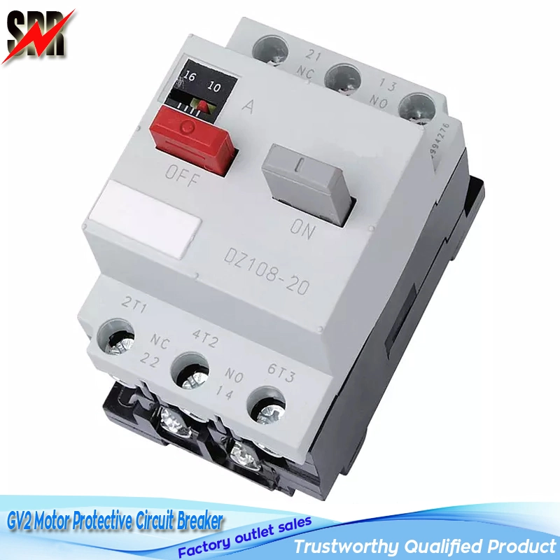 Gv2 Gv3 3p 0.1A~80A Adjustable Motor Protection Switch Motor Manual Starter Circuit Breaker (GV2 GV3 MPCB)