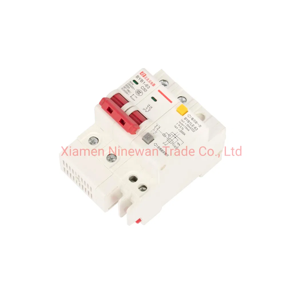 25A 40A 4p RCCB Circuit Breaker Curve D Residual Current Device