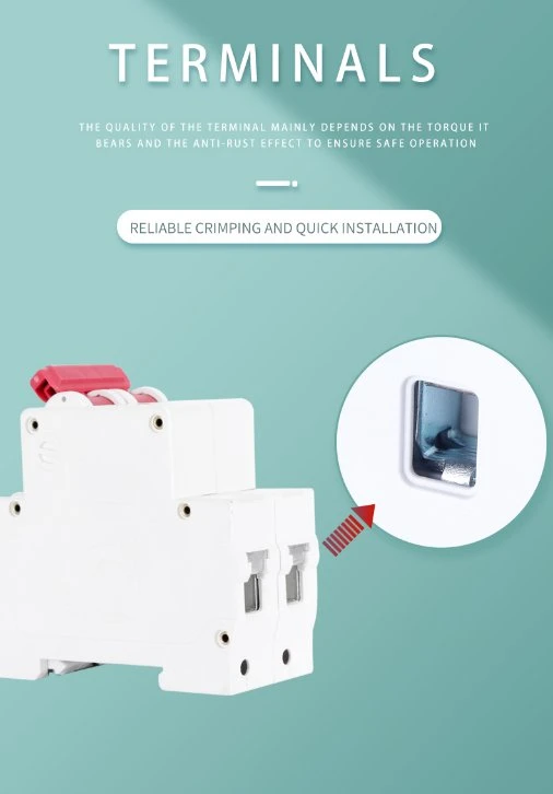 AC MCB 230/400V Electrical Mini Air Protection Overload Overvoltage Moulded Case Arc Fault Circuit Breaker