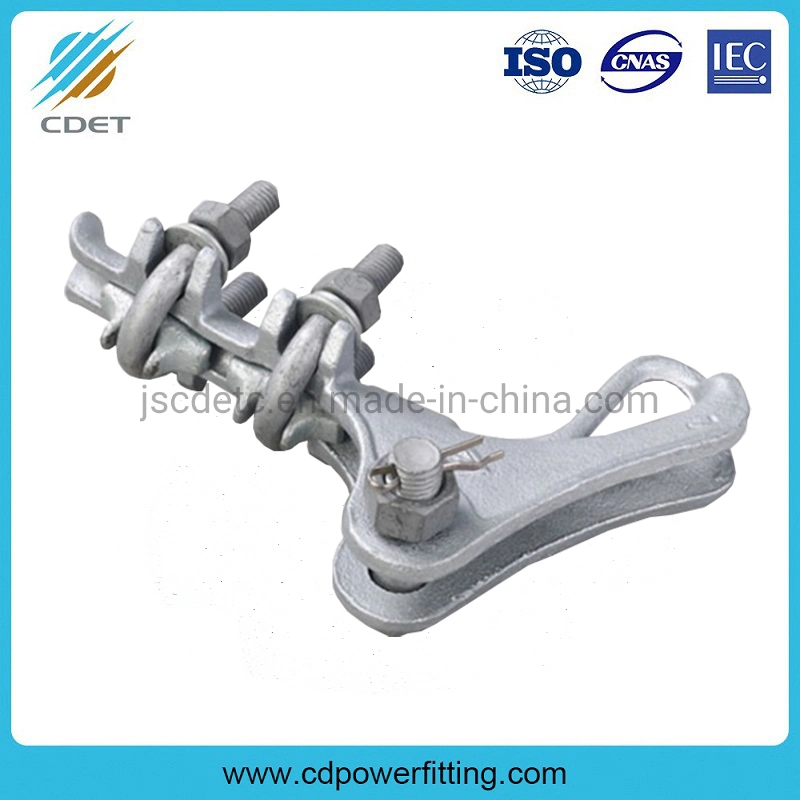 Galvanized Bolted Type Malleable Iron Dead End Tension Strain Clamp