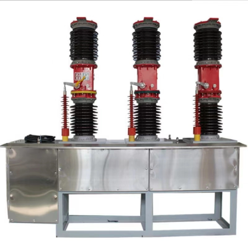 Outdoor 33kv Isolator/33kv Disconnector Zw7 630A 3p, Motorized Operating, Mounting Support Structure. High Voltage Outdoor Vacuum Circuit Breaker