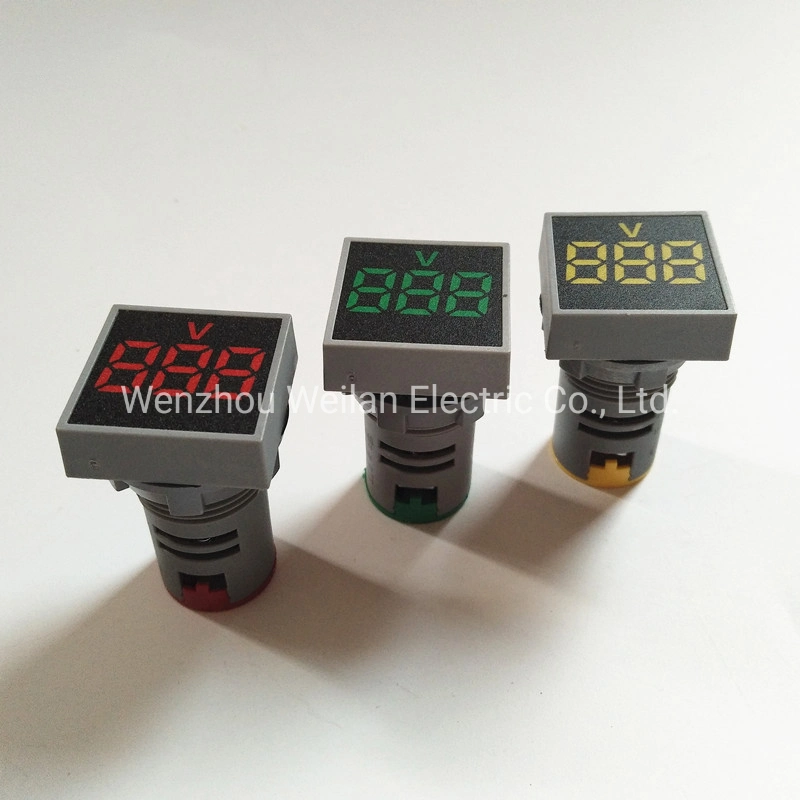 Digital AC Voltmeter Voltage Meter Gauge Indicator Light