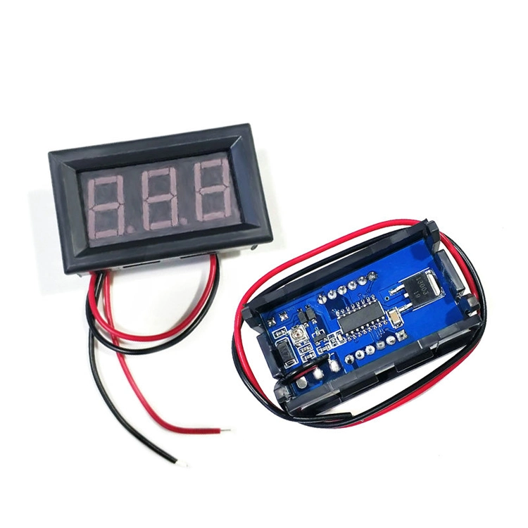 0.56 Inch 2wire DC 5V-120V LED Digital Display Voltage Panel Meter Voltmeter