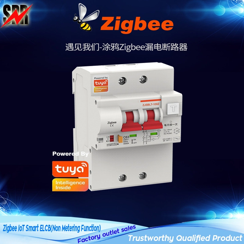 Zjsbl7-100z Zigbee Iot Smart ELCB (Non Metering Function)