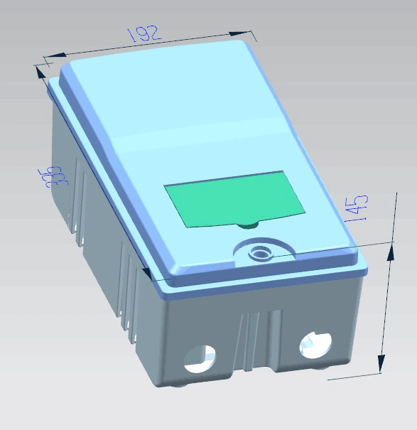 Poly Carbonate Box of Single Phase Energy Meter