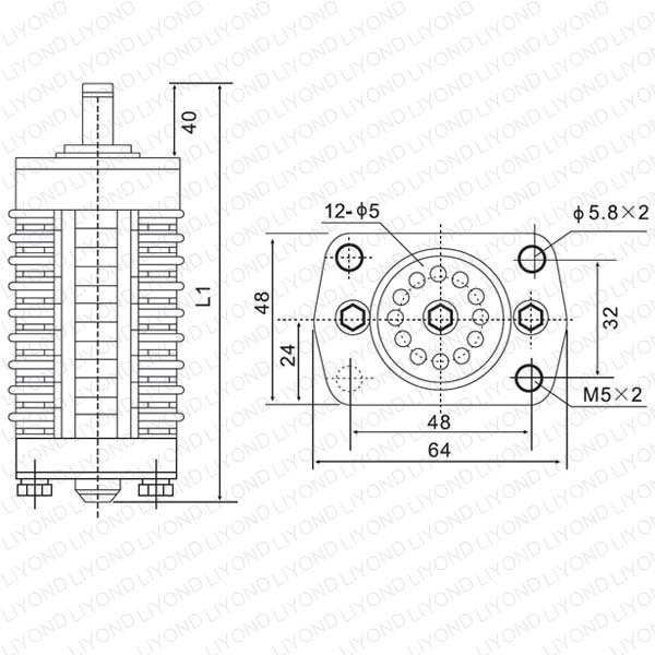 F10-16 Medium Voltage Operation Mechanism Vcb Auxiliary Travel Switch Auxiliary Contact