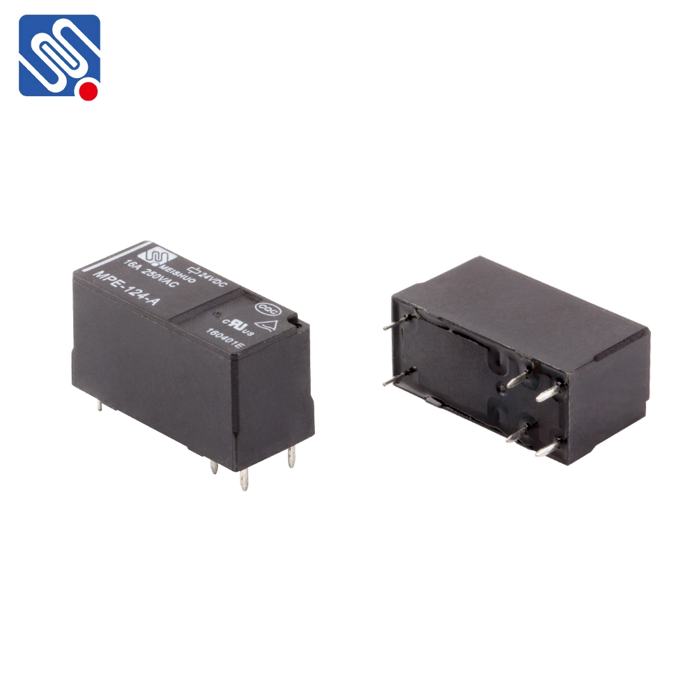 New Meishuo Mpe-S-124-a Miniature 12V Volt PCB High Quality Power Relay