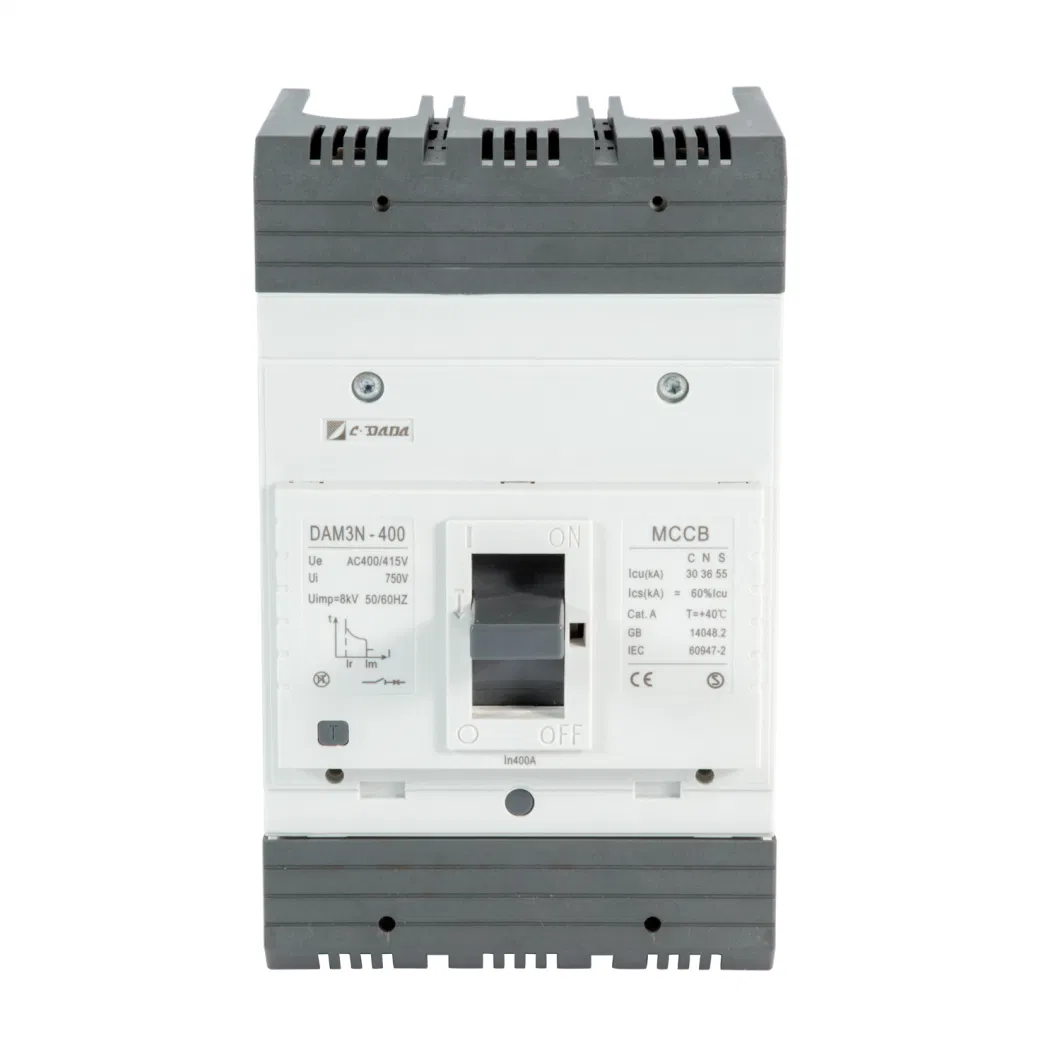 MCCB Dam3-400 3p 400A CB Approved Moulded Case Circuit Breaker